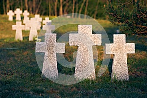 Granito calcolo croci Tedesco militare cimitero 