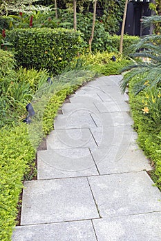 Granite Stone Garden Path