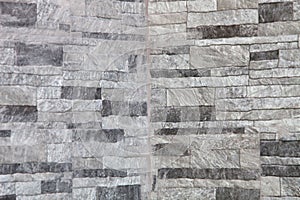 Granite stone gray decorative brick wall