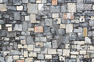 Granite stone wall background