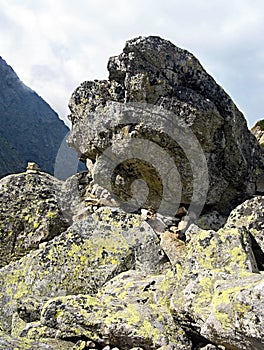 Granite stone in Zlomiskova dolina