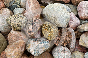 Granite stones, rocks set  us background. Big granite stones boulders