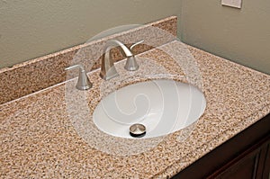 Granite Vanity Sink photo