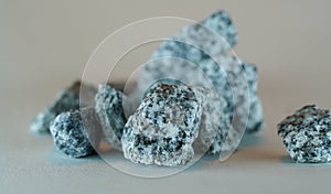 Granites are coarsely crystalline plutonic rocks plutonites rich in quartz and feldspar