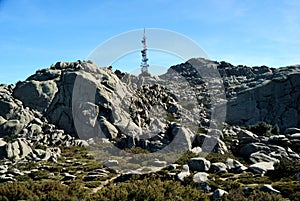 The granitic peaks of Monte Limbara