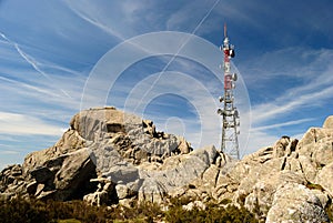 The granitic peaks of Monte Limbara