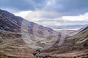 Granny`s pass is close to Glengesh Pass in Country Donegal, Ireland.