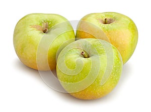 Granny smith apple path isolated