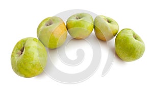 Granny smith apple path isolated