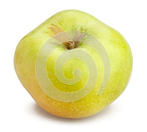 Granny smith apple path isolated