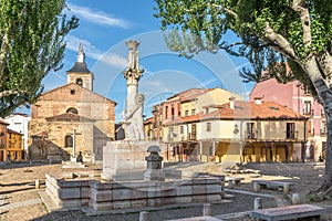 Grano place with Market Church in Leon - Spain photo