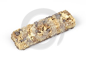 Granola bar and chocolate