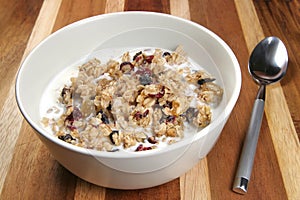 Granola Cereal with Milk