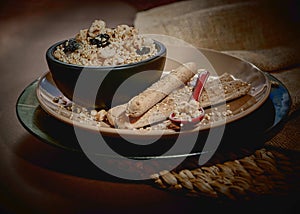 granola comida saludable photo