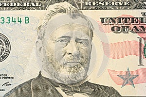 grant on the fifty dollar bill