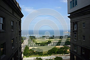 Grant Park and Lake Michigan