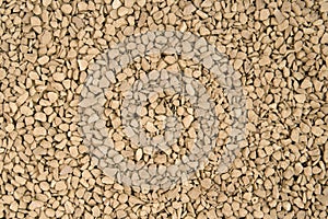 Granulated soluble dry coffee macro