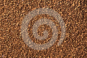 Granule instant coffee background photo