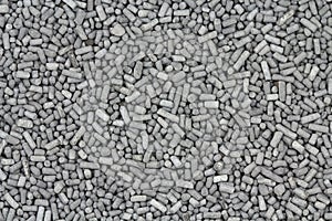 Granules gray industrial catalysts background