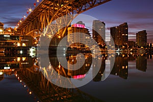 Granville Bridge, Yaletown, Vancouver Dawn