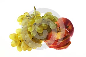 Grape and apple