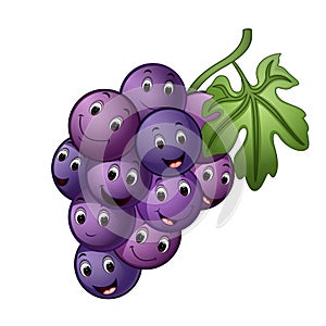 Grape with different face