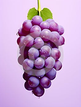 Grape Elegance: Pop Art Minimalism