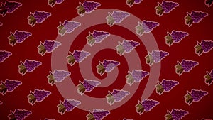 Grape Fruit Pattern Background