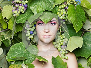 Grape goddess photo