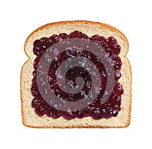 Grape Jelly on Bread