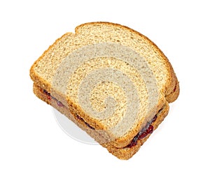 Grape jelly sandwich
