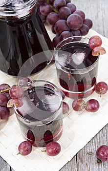 Grape Juice with Ice