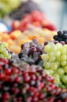 Grape on mediterranean market