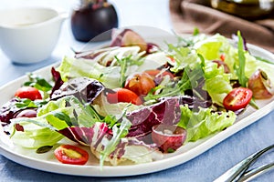 Grape with Radicchio and Rocket salad