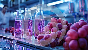 Grape Research in Modern Laboratory, generative ai