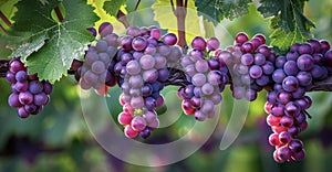 grape vine hanging on a branch