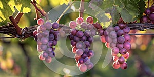 grape vine hanging on a branch