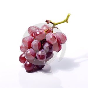 a grape on white background