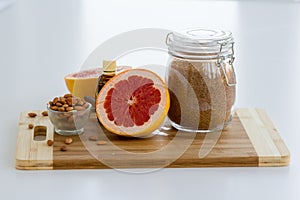 Grapefruit Almond Oil Scrub set