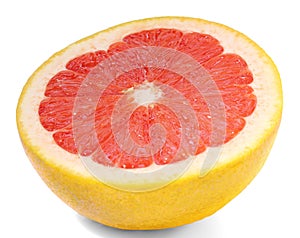 Grapefruit close up