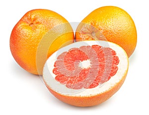 Grapefruit cut half