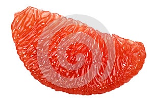 Grapefruit fleshy pulp lobe, paths