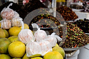 Grapefruit, pomelo at Kampong Thom, Cambodia