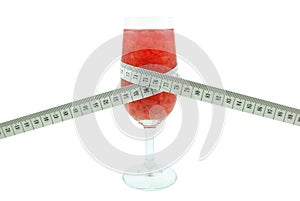 Grapefruit pulp and meter