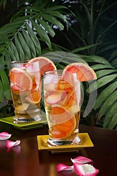 Grapefruit - Rose Iced Tea