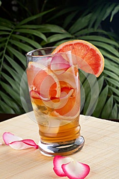 Grapefruit - Rose Iced Tea
