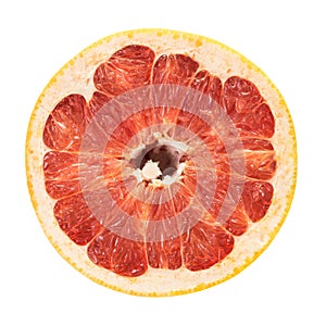 Grapefruit ruby isolated