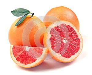 Grapefruit with segments