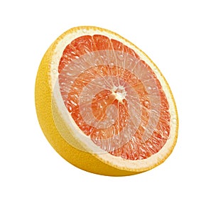Grapefruit Slice (with clipping path)