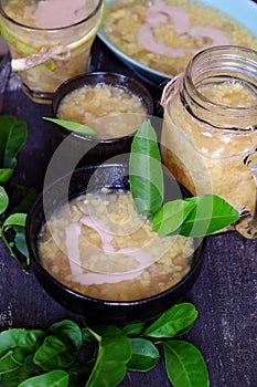 Grapefruit sweet gruel, Vietnamese sweet soup